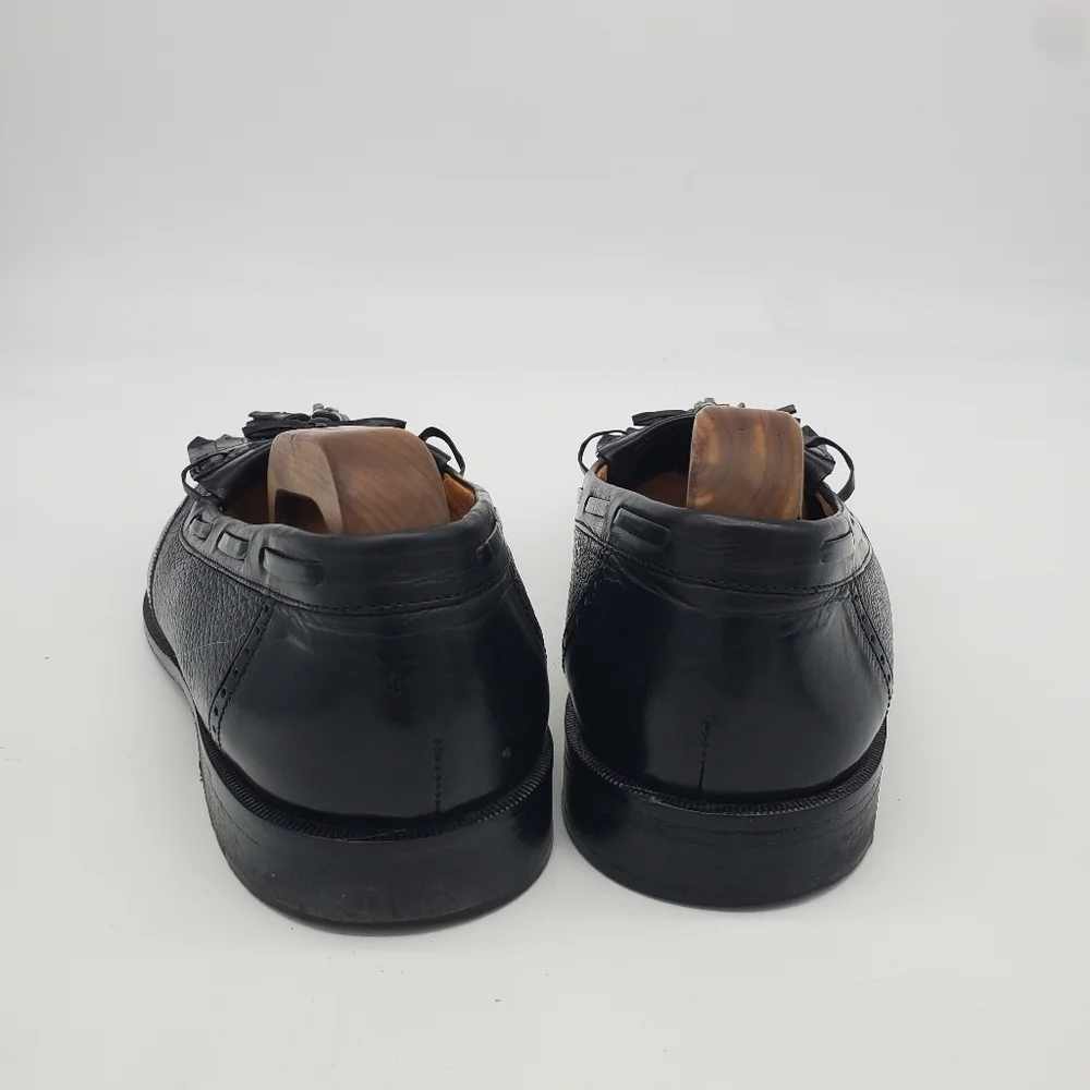 Johnston & Murphy Cellini Kiltie Tassel Loafers Men 11M Dress Shoes Black